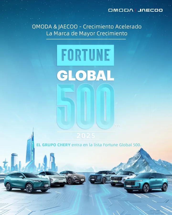 El Grupo Chery entra en la lista Fortune Global 500: La tecnología híbrida líder a nivel mundial permite a OMODA & JAECOO liderar el mercado híbrido