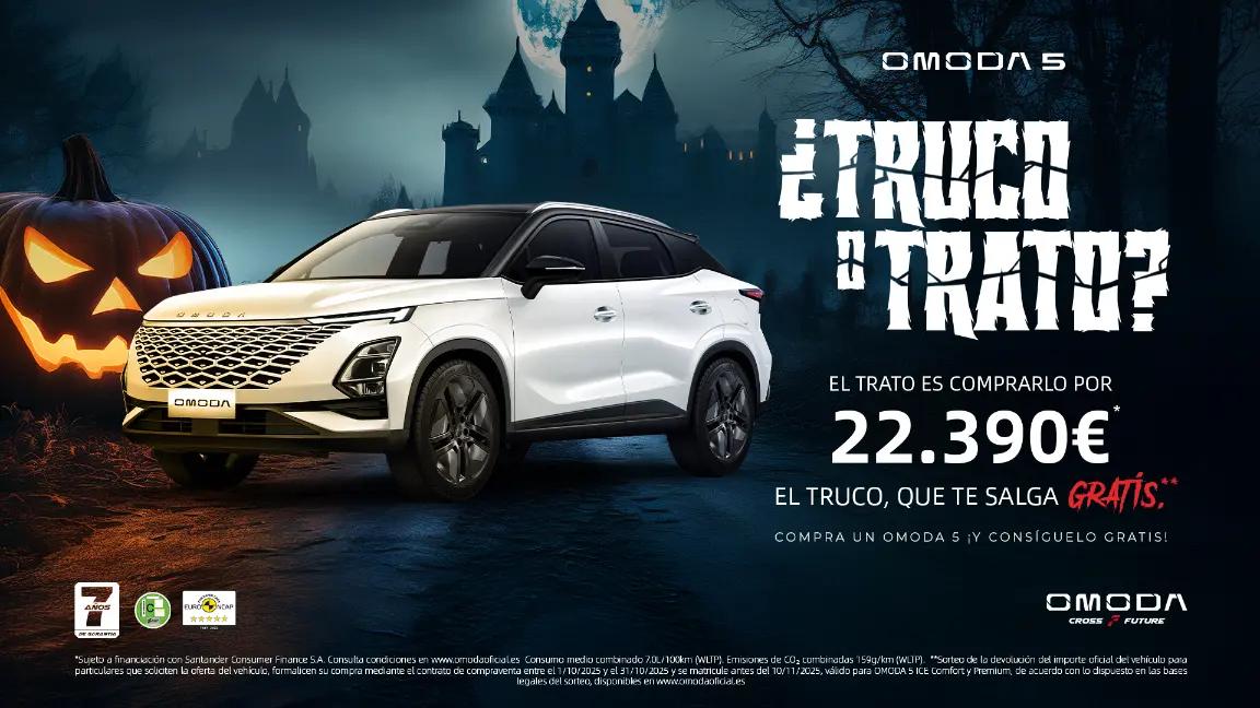 OMODA & JAECOO sorteará un OMODA 5 Gasolina entre todas las compras realizadas en Octubre